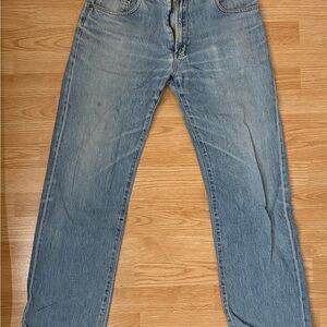 Bossini Vintage Straight Men's Jeans in Light Blue Denim